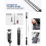 ELEGIANT Selfie Stick Tripod, 39.4 Inch Extendable Selfie Stick Tripod Stand with Wireless Remote Compatible with iPhone 11 11PRO XS Max XS XR X 8P 7P, Galaxy S20 S10 S9 S8, Gopro, Small Camera