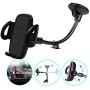 Windshield Phone Mount, Volport Universal Windscreen Dashboard Long Arm Window Car Cradle Suction Cup Phone Holder Stand for iPhone XS Max XR X 8 8 Plus 7 6 6S Samsung Galaxy S10 S9 S8 S7 Google Pixel