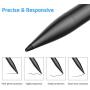 ESR Upgraded Stylus Pen for iPad, Active Stylus with Palm Rejection, Precise & Rechargeable Pencil Compatible with iPad Pro 11/iPad Pro 12.9 /iPad 7th Gen/iPad 6th Gen/iPad Air 3/iPad Mini 5 - Black