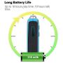 Bluetooth Headset, Wireless Bluetooth Earpiece w/ 18 Hours Playtime and Noise Cancelling Mic,Ultralight Earbud Headphone Hands-Free Calls for iPhone Tablet Samsung Android Cell Phone Truck Driver
