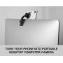Magnetic Cell Phone Holder for Car - Universal Cradle Mount Stand for Dashboard Walls Furniture Computer -Any Angle, Powerful Magnets, Hot/Cold/Flat/Curved Surfaces -by MOBI HANDLE