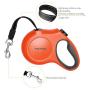 PIXNOR Retractable Dog Leash,16ft Heavy Duty Pet Walking Leash for Small Medium and Large Dog up to 110 lbs,Tangle Free,One-Hand Brake