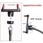 UBeesize Selfie Ring Light with Cell Phone Holder Stand for Live Stream/Makeup, LED Camera Lighting [3-Light Mode] [10-Level Brightness] with Flexible Arms Compatible with iPhone 8 7 6 Plus X Android