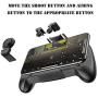Newseego Mobile Game Controllers, Cool Technology Style One-Piece Controller | Shooter Controller Joysticks Gamepad for Knives Out/Rules of Survival - Portable Gamepad with Triggers