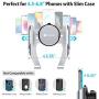 VICSEED Easy Car Phone Mount, Upgraded Stable Air Vent Phone Holder for Car, Cell Phone Car Mount Fit for iPhone SE 9 11 Pro Max Xs Max XR X 8 7 6s Plus, Samsung S20 S10 S9 Note10 LG Google Etc.