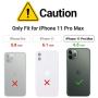 CASEKOO Crystal Clear Compatible with iPhone 11 Pro Max Case, [Anti-Yellowing] Shockproof Protective Hybrid Phone Cases Slim Lightweight Cover for iPhone 11 Pro Max (6.5 inch) 2019 - Midnight Green