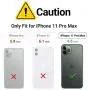 CASEKOO Crystal Clear Compatible with iPhone 11 Pro Max Case, [Anti-Yellowing] Shockproof Protective Hybrid Phone Cases Slim Lightweight Cover for iPhone 11 Pro Max (6.5 inch) 2019 - Midnight Green