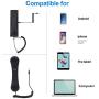 Retro Handset,Cell Phone Handset,Retro Telephone Handset Anti Radiation Receivers 3.5MM for iPhone iPad,Mobile Phones,Computer