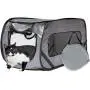 Downtown Pet Supply Foldable Travel Kennel Cat Tent Enclosure for Pets with Carry Case, Perfect as Collapsible Playpen, Carrier, or Crate (Standard & Giant)