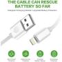 KerrKim iPhone Charger, Lightning Cable 2 Pack 6 Feet Fast Charging High Speed Connector Data Sync Transfer Lightning to USB A Charger Cable Compatible with iPhone Xs Max/X/8/7/Plus/6S/6/SE/5S/iPad
