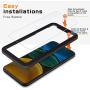 NEARPOW Screen Protector for iPhone 11 / iPhone XR, [4 Pack] Tempered Glass Screen Protector for Apple iPhone XR 6.1" 2018 / iPhone 11 2019, [Fit with Most Cases][Easy Installation Frame][9H Hardness]