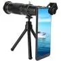 EBTOOLS Mobile Telephoto Telescope with Tripod, External High-Definition Dual-Adjustable Length 38X Telescope Easy to Install, Remove and Operate for Kids/Beginners