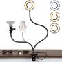 Webcam Light Stand for Live Stream, Selfie Ring Light with Webcam Mount for Logitech C925e, C922x, C930e,C922,C930,C920,C615,Brio 4K by Amada HOMFURNISHING