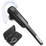 Bluetooth Headset, COMEXION Wireless Business Earpiece V4.1 Lightweight Noisy Suppression Bluetooth Earphone with Microphone for Phone/Laptop/Car (Black+Case)