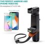 Movo Smartphone Video Kit V1+ Vlogging Kit with Tripod, Grip, Shotgun Microphone, LED Light and Wireless Remote - YouTube Equipment Compatible with iPhone, Android Samsung Galaxy, Note - Vlogging Gear