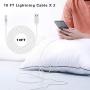 LUOSIKE iPhone Charger, 2-Pack 10 FT Long Lightning Cable Fast Charging Sync Cord with 2X Dual USB Wall Charger Plug Compatible with iPhone 11 Xs Max XR X 8 7 6S Plus SE iPad Mini Air Pro (4 in 1)