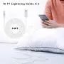 LUOSIKE iPhone Charger, 2-Pack 10 FT Long Lightning Cable Fast Charging Sync Cord with 2X Dual USB Wall Charger Plug Compatible with iPhone 11 Xs Max XR X 8 7 6S Plus SE iPad Mini Air Pro (4 in 1)