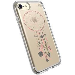 Speck Products Presidio Clear+ Print Cell Phone Case for iPhone 7 - Dreamcatcher Gold/Clear