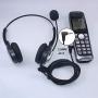 Callez 2.5mm Cordless Phone Headset Dual, Telephone Hands-Free Headset With N/C Mic For DECT AT&T ML17929 Panasonic KX-TCA430 KX-TS880 KX-T7630 KX-T7633 Cisco Vtech RCA Call Center Home Office(C402D1)