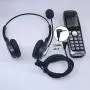 Callez 2.5mm Cordless Phone Headset Dual, Telephone Hands-Free Headset With N/C Mic For DECT AT&T ML17929 Panasonic KX-TCA430 KX-TS880 KX-T7630 KX-T7633 Cisco Vtech RCA Call Center Home Office(C402D1)