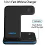 Wireless Charger, LINKPAL 3 in 1 Qi-Certified 15W Fast Charging Station for Apple iWatch 5/4/3/2/1,AirPods,Wireless Charging Stand Compatible with iPhone 11 /XS MAX/XR/XS/X/8 Plus/Samsung (Black) Wireless Charger, LINKPAL 3 in 1 Qi-Certified 15W Fast Charging Station for Apple iWatch 5/4/3/2/1,AirPods,Wireless Charging Stand Compatible with iPhone 11 /XS MAX/XR/XS/X/8 Plus/Samsung (Black)