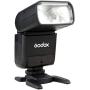 Godox TT350S 2.4G High-Speed Sync 1/8000s TTL GN36 Wireless Master Slave Speedlite Flash Light Compatible for Sony Mirrorless Digital Camera(TTL autoflash) with CONXTRUE LED USB