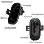 Wireless Car Charger, Anstop 2-in-1 Cup Holder Phone Mount Air Vent Holder Auto Clamping Qi Fast Charging Cell Phone Holder Compatible iPhone 11/Xs Max/XS/XR/X/8/8+, Samsung S10/S10+/S9/S9+（Black）