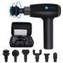 Percussion Massage Gun, Handheld Quality Electric Body Massager Sports Drill Quiet Brushless Motor, 5 Speed Levels & 6 Massage Heads, Deep Relaxation, Sore Muscle Pain Relief & Recovery Percussion Massage Gun, Handheld Quality Electric Body Massager Sports Drill Quiet Brushless Motor, 5 Speed Levels & 6 Massage Heads, Deep Relaxation, Sore Muscle Pain Relief & Recovery