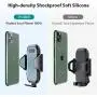 VICSEED Car Phone Mount, [Thick Case & Big Phones Friendly] Long Arm Suction Cup Phone Holder for Car Dashboard Windshield Air Vent Hands Free Clip Cell Phone Holder Compatible with All Mobile Phones