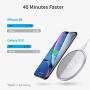 [Upgraded] ESR Wireless Charger, Metal Frame Ultra-Thin Fast Charging Pad, 7.5W for iPhone SE/11/11 Pro/11 Pro Max, 10W Fast Charging for Galaxy S20/S20 Ultra/Note10, Pixel 3/4, No AC Adapter, Silver