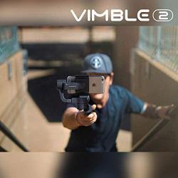 FeiyuTech Vimble 2 (Black Edition) Extendable Handheld Stabilizer Gimbal with Object Tracking, Dynamic Time-Lapse for iPhone X 8 7 Plus, Samsung, Huawei, for Selfies and Live Show, w/Phone Camera Len