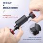 TWING Selfie Stick Tripod Bluetooth All in 1 Extendable Selfie Stick Wireless Remote and Tripod，Rechargeable LED Fill Light，Extends to 39.4"，Selfie Stick for iPhone/Android Devices (Black)