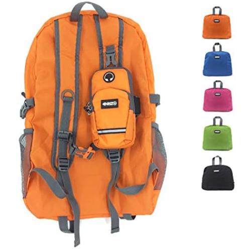 Enrizo 35L Large Capacity Packable Hiking Travel Foldablem Outdoor Daypack Lightweight Backpack with Durable Water Resistant