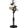 Desktop Microphone Stand with Cell Phone Holder, Adjustable Tabletop mic Stand with Shock Mount and Round Base for Recording Podcasting and Live Streaming. Desktop Microphone Stand with Cell Phone Holder, Adjustable Tabletop mic Stand with Shock Mount and Round Base for Recording Podcasting and Live Streaming.