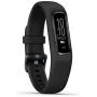 Garmin vívosmart 4, Activity and Fitness Tracker w/ Pulse Ox and Heart Rate Monitor, Midnight W/ Black Band, Large