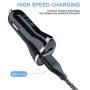 USB Car Charger Plug, USB C Cable Kit Compatible for Google Pixel 4XL 4 3a 2,Moto G8 G7 Z4 Z3 Z2,LG V60 V50 V40 V35 G8 G7 ThinQ,V30 V20 G5 G6,Stylo 4 5 6,Samsung S20 Ultral S20+ S20 S10 S9 A30 A80