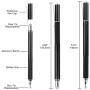 Waysse 3 Stylus Pens for Touch Screens, Capacitive Pen High Sensitivity & Fine Point, Universal Stylus with Clear Disc for iPhone X/8/8plus iPad/iPad Pro/iPad Mini and All Capacitive Touch Screens