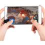Sylvialuca Mobile Phone Joystick 180°Flip Mini Touch Screen Joystick Universal Clip On Clamp for Phone Tablet Arcade Game Joystick