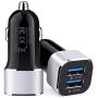 AILKIN Car Charger Adapter, Dual Port 4.8a Fast Charging Cargador de Carro USB Lighter Adapter for Samsung Galaxy A51 A20 50 S10e S9 Note 8, iPad, iPhone SE 11Pro 10 Max X XR XS Max 8 Plus 7s 6s, LG