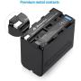 Powerextra 2 Pack Replacement Sony NP-F970 Battery Compatible with Sony DCR-VX2100, DSR-PD150, DSR-PD170, FDR-AX1, HDR-AX2000, HDR-FX1, HDR-FX7, HDR-FX1000, HVL-LBPB, HVR-HD1000U, HVR-V1U, HVR-Z1P
