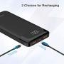 Charmast PD 18W Power Bank Slim Thin 10000 mAh,USB C Cell Phone Portable Charger,10400mAh Type C Bettery Pack Compatible with Cell Phones, Tablets, iPhone, Samsung, Google Pixel,Galaxy S8,More