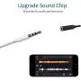 Aristokool Headphone Adapter Compatible with iPhone Xs/Xs Max/XR/11/11Pro 8/8 Plus/X /7/7 Plus,Listen to Music Adapter Audio and Charge 3.5mm Splitter Converter Compatible with Adaptor Charger(Black)