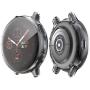 (2 Pack) Fvlerz for Samsung Galaxy Watch Active 2 Screen Protector 40mm,All-Around TPU Anti-Scratch Case Soft Protective Bumper Cover for Samsung Galaxy Watch Active 2 Smartwatch (Clear+Clear, 40mm)