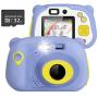 Kids Camera, Digital Camera for Kids 1080P HD Shockproof Camera 2.0 Inch Camera Gifts for Kids, Kids Video Camera with 32 GB Memory Card, Mini Kids Camera Rechargeable Kids Camera for Outdoorplay