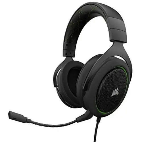 CORSAIR HS50 - Stereo Gaming Headset - Discord Certified Headphones - Designed to Work with Xbox One - Green CORSAIR HS50 - Stereo Gaming Headset - Discord Certified Headphones - Designed to Work with Xbox One - Green
