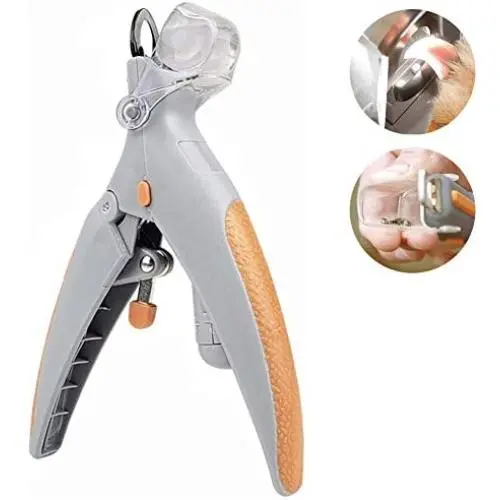 Metatze Pet Nail Clippers with LED Light, Illuminated Cat Nail Clipper with Safety Guard Anti-Splash Design Pet Supplies Great for Dogs Cats Claw Care Tool Metatze Pet Nail Clippers with LED Light, Illuminated Cat Nail Clipper with Safety Guard Anti-Splash Design Pet Supplies Great for Dogs Cats Claw Care Tool