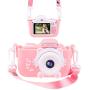 Joytrip Kids Camera for Girls Gifts HD 2.0 Inches Screen Kids Video Camera Anti-Drop Children Selfie Toy Camera Mini Cartoon Child Camcorder for 3-14-Year-Old with Soft Silicone Case (Pink)