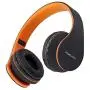 PowerLocus Wireless Bluetooth Over-Ear Stereo Foldable Headphones, Wired Headsets with Built-in Microphone for iPhone, Samsung, LG, iPad (Orange) PowerLocus Wireless Bluetooth Over-Ear Stereo Foldable Headphones, Wired Headsets with Built-in Microphone for iPhone, Samsung, LG, iPad (Orange)