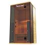 Medical Sauna 4 Full Spectrum | Home Sauna - 2 Person Indoor Infrared Sauna Spa | Oxygen Ionizer, Chromatic Light Therapy, Hot Yoga | Audio System | Full Spectrum, Carbon Heaters | Luxury Sauna