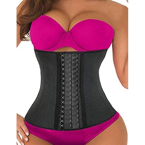 ALINBAIST Waist Trainer Corset Body Shaper for Women Neoprene Sauna Sweat Belt Trimmer Fitness with Adjustable Hooks